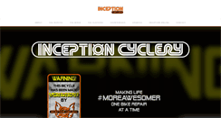 Desktop Screenshot of inceptioncyclery.com